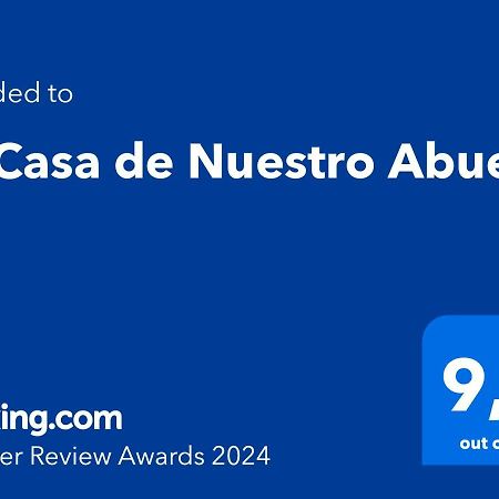La Casa De Nuestro Abuelo Vendégház Virgala Mayor Kültér fotó